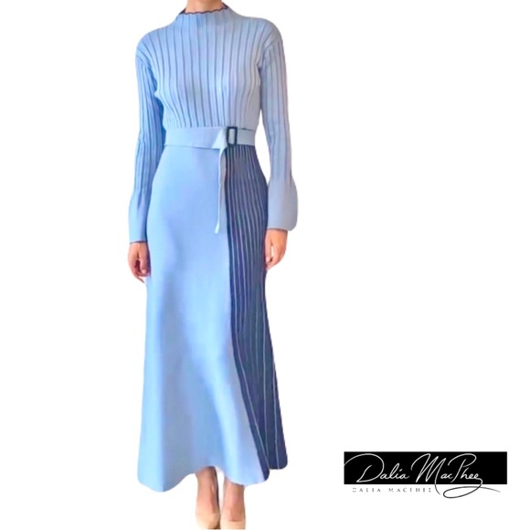 “NEW” DALIA MACPHEE Baby Blue Dress - Picture 1 of 9